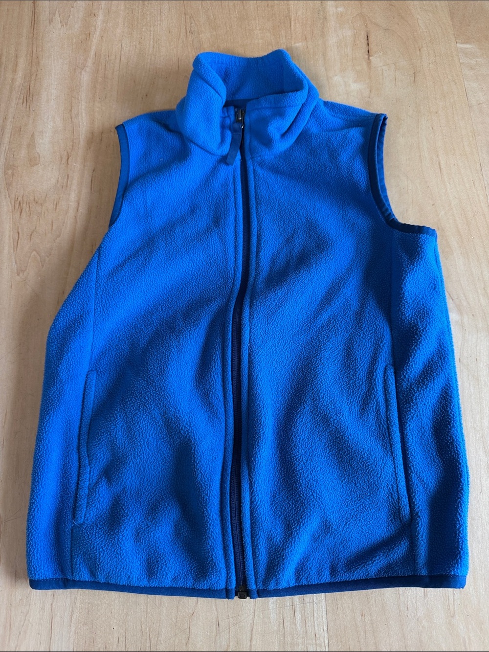 Amazon Essentials Royal Blue Kids Fleece Vest - Sleeveless Zip Front